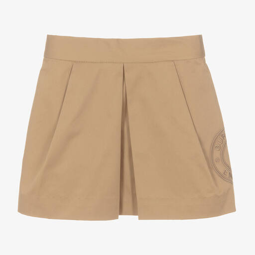 Burberry-Baby Girls Beige Logo Skirt | Childrensalon