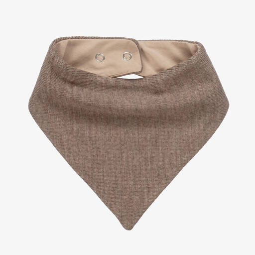 Jamiks-Brown Knitted Neck Warmer Baby Collar | Childrensalon