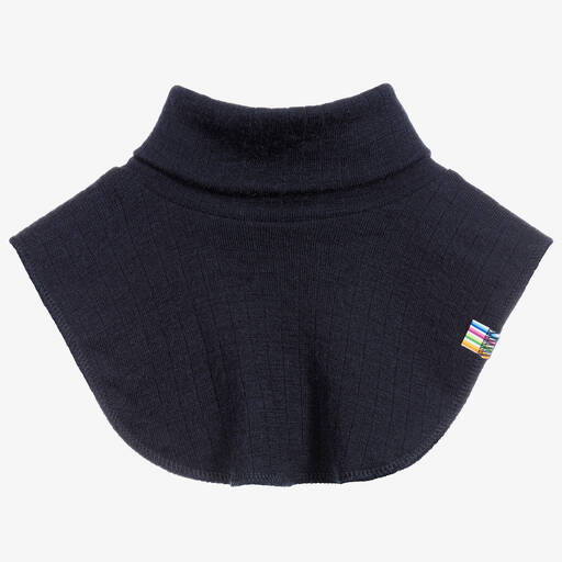 Joha-Blue Thermal Wool Neck Warmer | Childrensalon