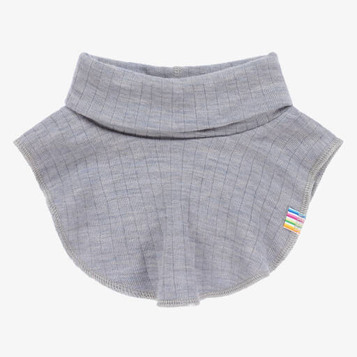 Joha-Grey Merino Wool Neck Warmer | Childrensalon