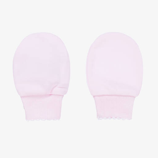 Kissy Kissy-Pima Cotton Scratch Mittens | Childrensalon