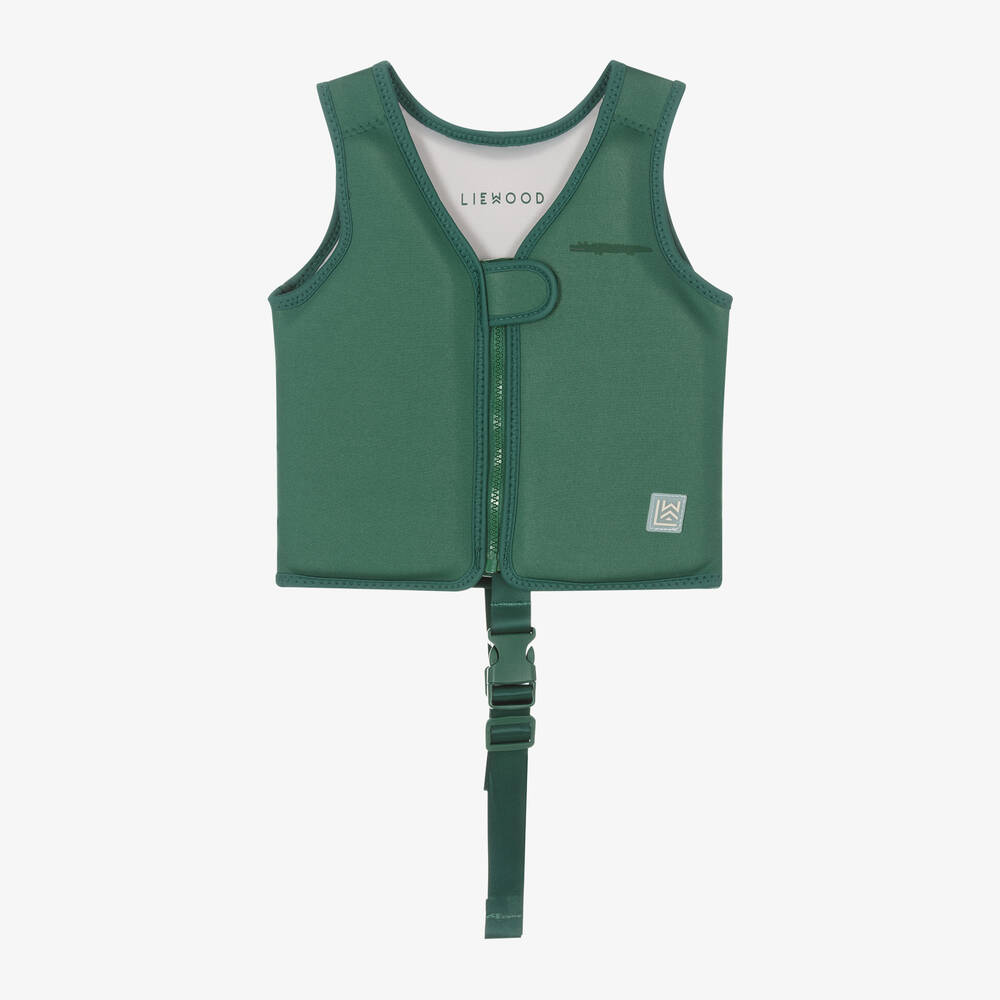 Liewood - Green Crocodile Float Vest | Childrensalon