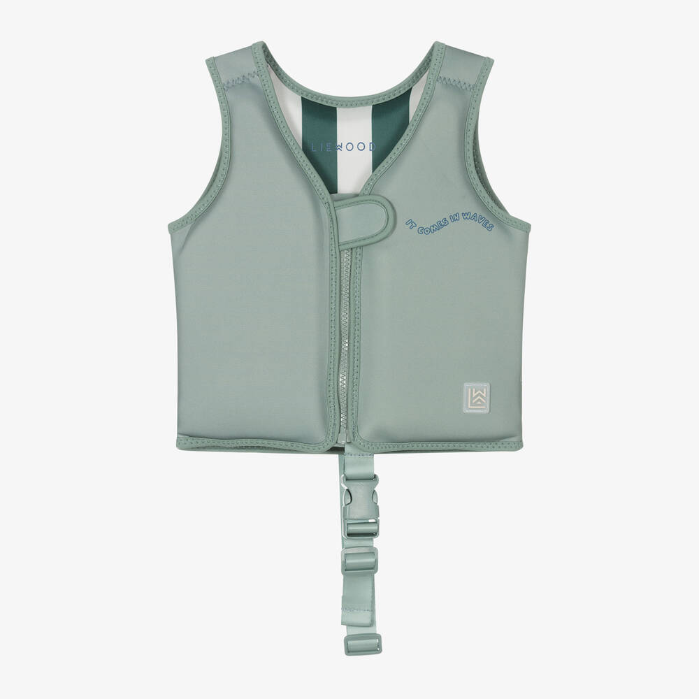 Liewood - Green Swimming Float Vest | Childrensalon