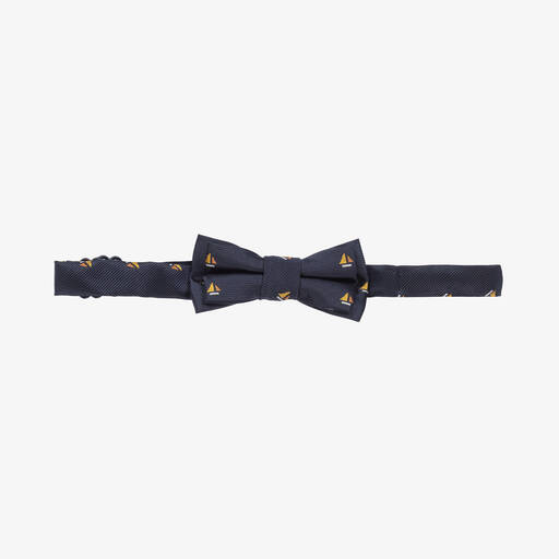 Mayoral-Boys Navy Blue Sailboat Bow Tie | Childrensalon