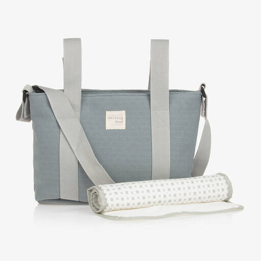 Pasito a Pasito Walking Mum-Grey Changing Bag (41cm) | Childrensalon