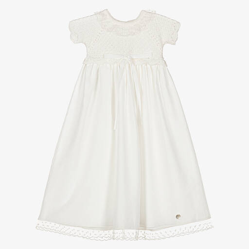 Paz Rodríguez-Ivory Ceremony Baby Gown | Childrensalon