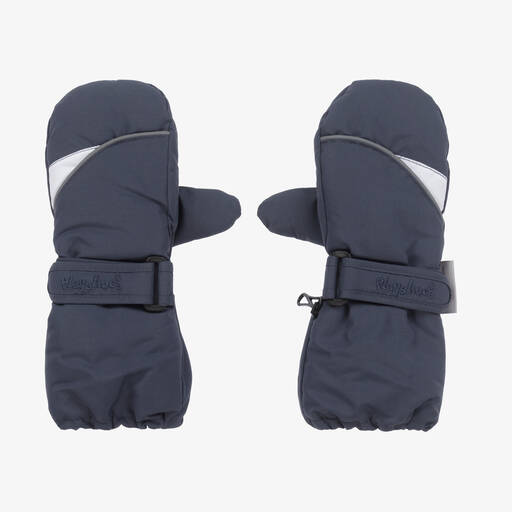 Playshoes-Navy Blue Ski Mittens | Childrensalon