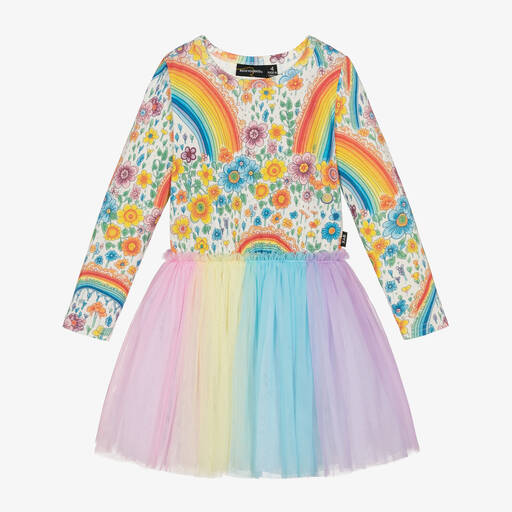 Rock Your Baby-Girls Multicoloured Cotton Tutu Dress | Childrensalon