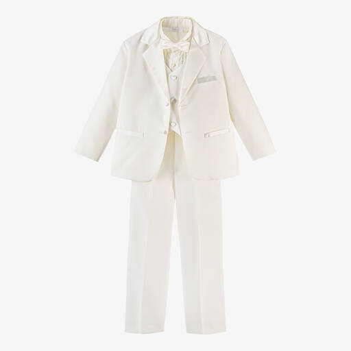 Romano-Boys Ivory Tuxedo Suit | Childrensalon