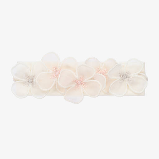 Sofija-Baby Girls Ivory Headband | Childrensalon