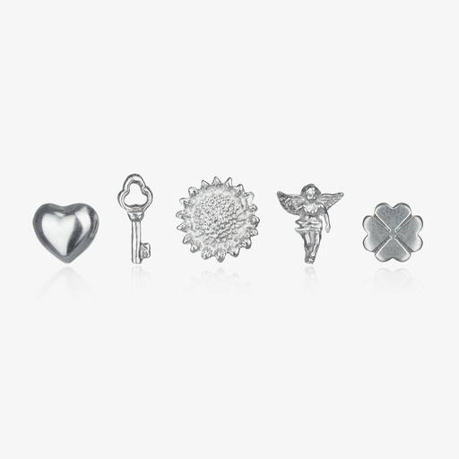 Tales From The Earth-Sterling Silver Keepsake Charms (5 Pack) | Childrensalon