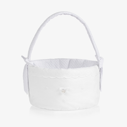 Uzturre-White Toiletry Basket | Childrensalon